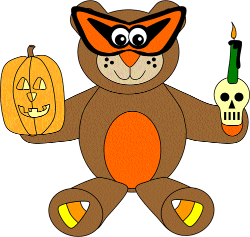 Halloween Bear Paper Craft