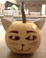 cat carving pattern
