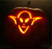 alien pumpkin pattern