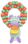 Halloween Monster Wreath