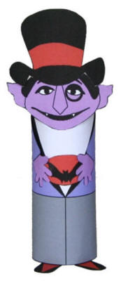 Halloween Vampire TP Roll Craft