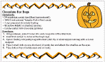 halloween recipe cards