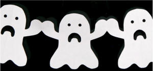 ghost paper chain craft