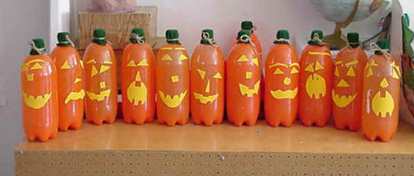 soda bottle halloween crafts