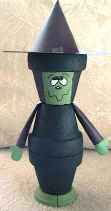 witch candy holder craft