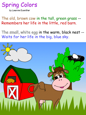 Poem; Spring Colors