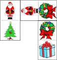 printable christmas dominos