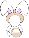 Draw the Face on the easter character