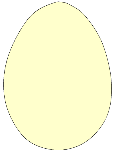 Draw the details on the easter egg