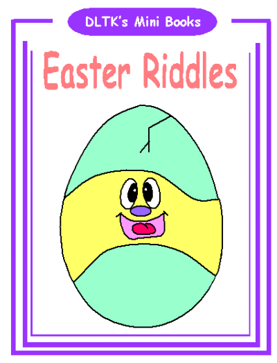 easter mini book cover page