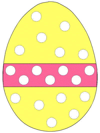 Easter egg Bingo Dauber art worksheet