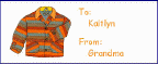 autumn gift tag