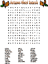 fall word search worksheet