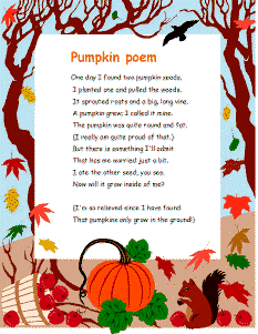 pumpkin poem