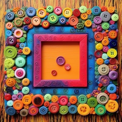 button picture frame