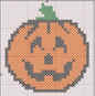 pumpkin cross stitch pattern