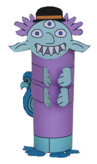 Halloween Monster TP Roll Craft