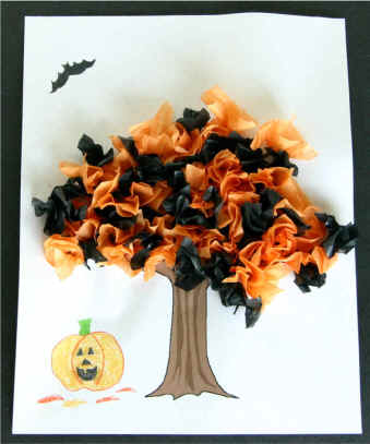 paper tree craft example