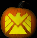 agents of shield pumpkin pattern
