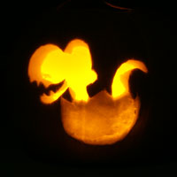 pumpkin carving template