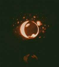Moon Pumpkin Pattern Template