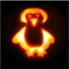 Penguin Pumpkin Carving Pattern