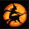 Witch Pumpkin Carving Pattern