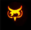 Owl Head Pumpkin Carving Pattern