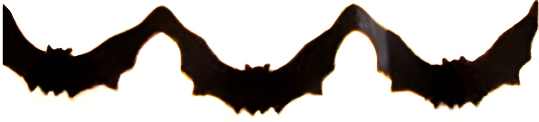 Bat paper chain