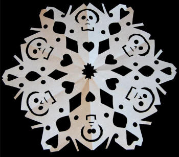 Spooky Halloween Snowflakes