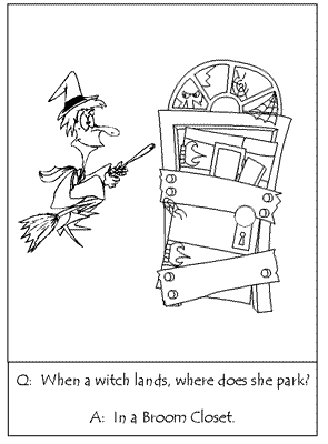 riddle coloring page