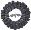 bat wreath craft