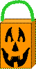 paper pumpkin treat bag