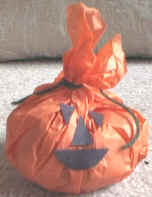 pumpkin candy pouches