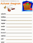 Autumn anagram
