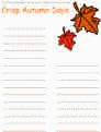 fall word mining worksheets