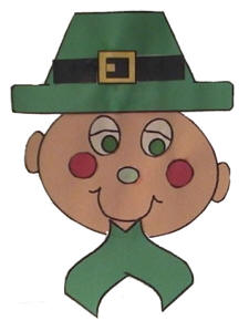 Easy paper leprechaun Craft
