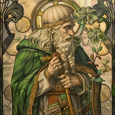 artwork of Saint Patrick