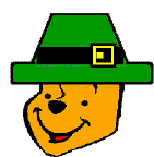 St Patrick's Day Winnie the Pooh