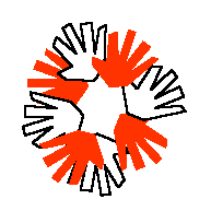 Handprint wreath