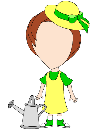 Draw the Face on the spring character