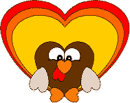 Heart Turkey Paper Craft