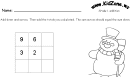 winter worksheets