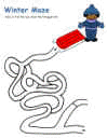 winter mazes