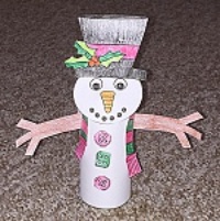 snowman tp roll crafts