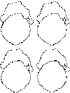 basic shapes Christmas coloring pages