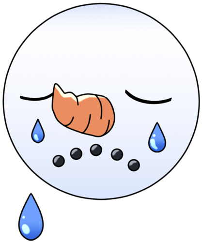 The Wee Snowman: Crying
