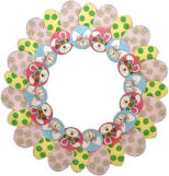 Easter Paper Plate Wreath