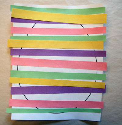 example of a partially completed craft
