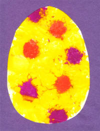 easter egg stained glass